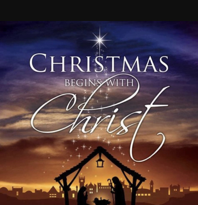 Christmas begins with Christ